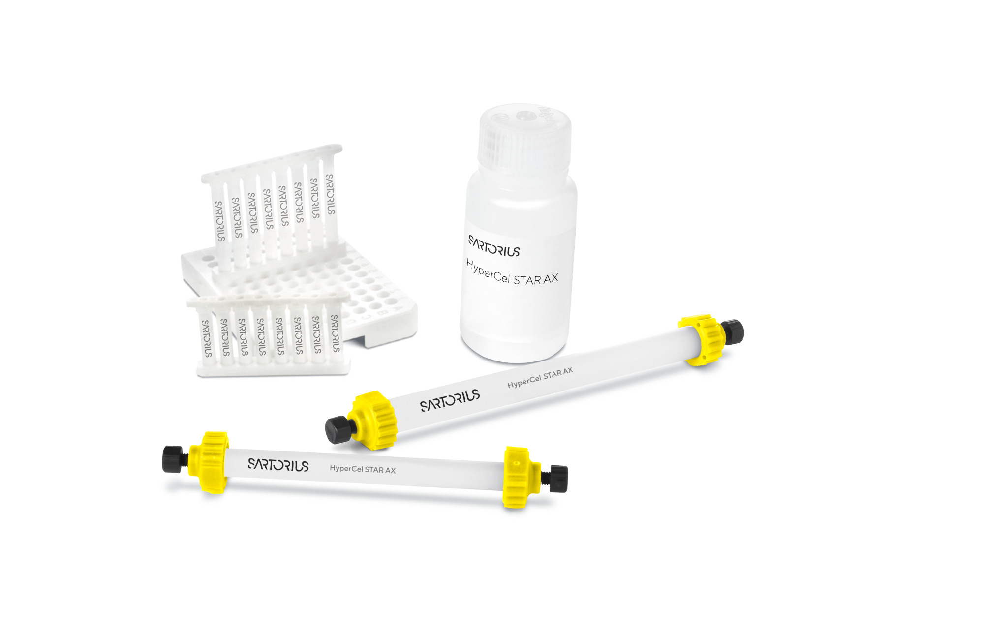 PRC predpakirane kromatografske kolone s HyperCel™ STAR AX sorbentom za anionsko izmenjavo, odpornim na sol - Sartorius Croatia