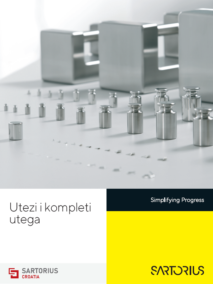 Utezi i kompleti utega - Sartorius Croatia