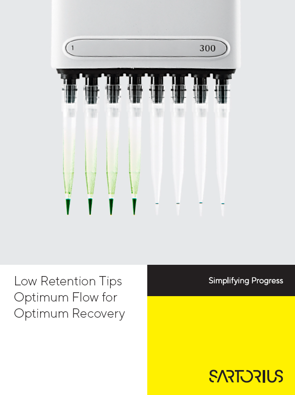 Low Retention nastavci za pipete - Sartorius Croatia